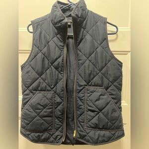 J. Crew navy vest.